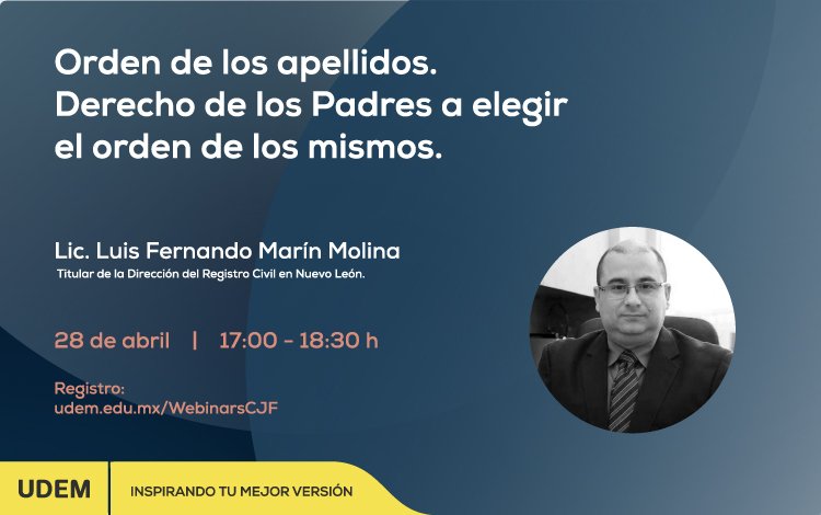 Webinar: Orden de los apellidos