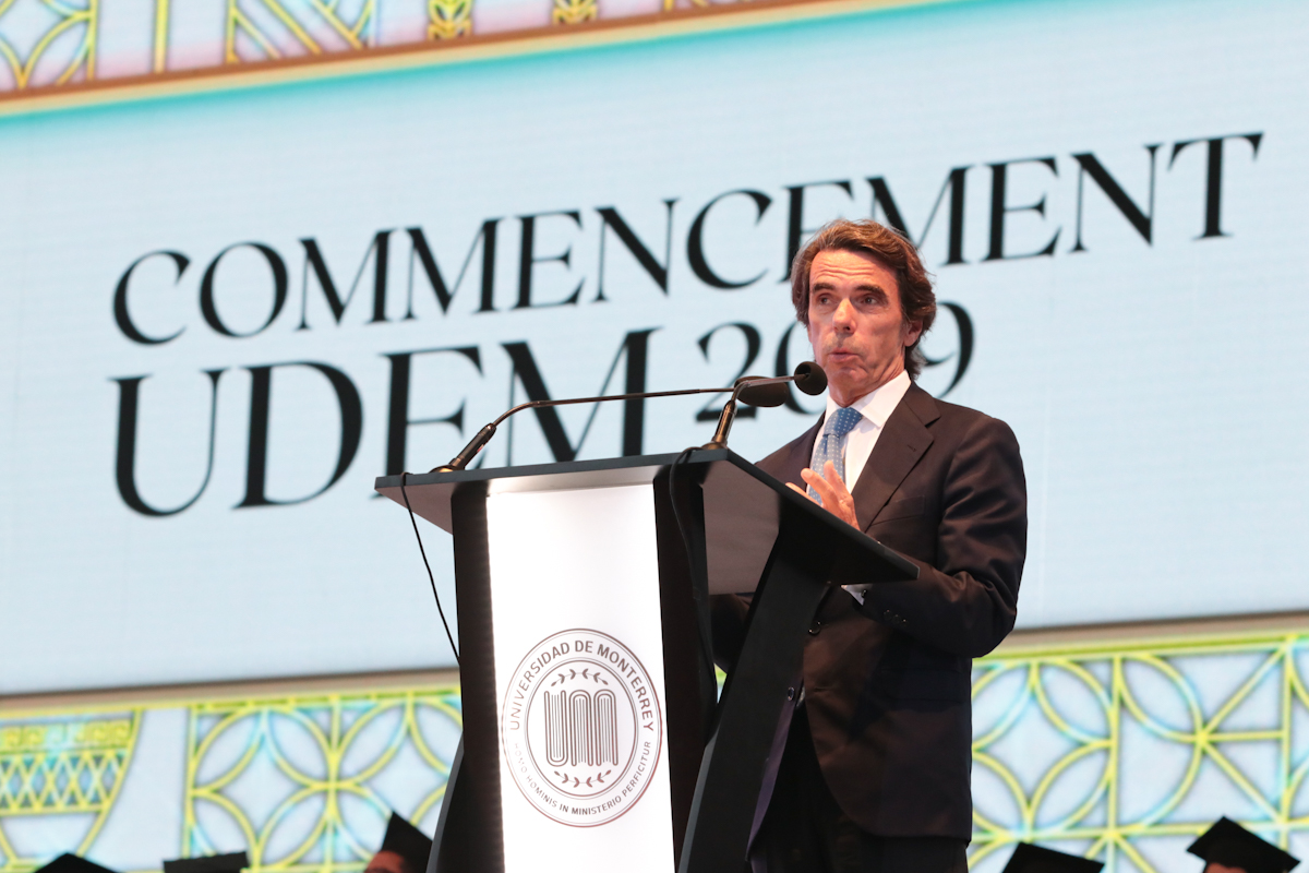 José María Aznar, señor presidente del gobierno de España de 1996 a 2004